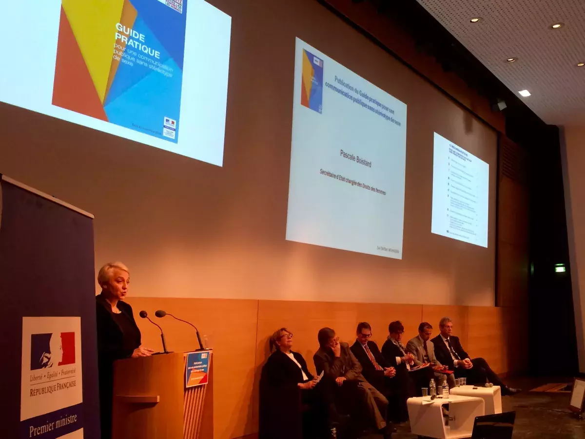 Publication du Guide pratique pour une communication publique sans stéréotype de sexe - discours de Pascale Boistard
